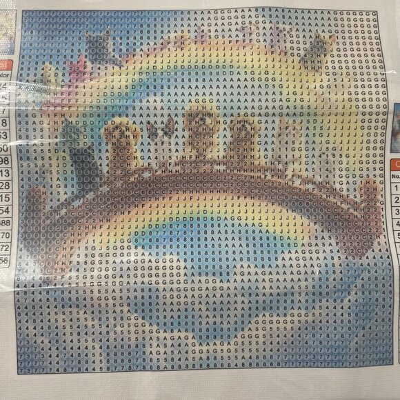 dog rainbow Diamond Painting - Picture 2 of 3